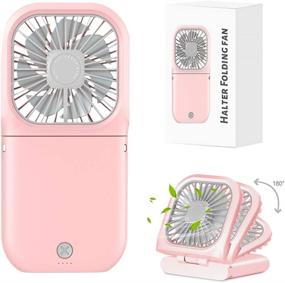 img 4 attached to 🌬️ Portable Hands-Free Neck Fan: Quiet Personal Fan with USB Rechargeable 3000mAh Power Bank - Perfect for Travel, Sports, Home & Office