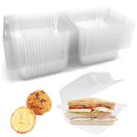 🍱 disposable clamshell containers for sandwiches - food service equipment & supplies logo