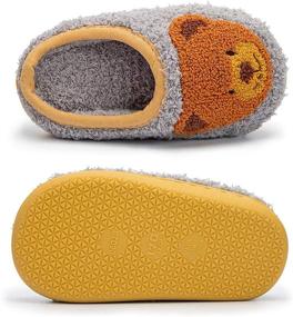 img 3 attached to Cozy and Cute: Zoolar Toddler Slippers for Boys' Winter footwear!