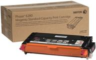 🔴 xerox 106r01389 phaser 6280 magenta print cartridge: standard capacity and high quality logo