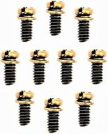 🔩 10 count brass motor screw kit by westinghouse - model 7704700 логотип