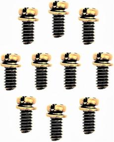 img 1 attached to 🔩 10 Count Brass Motor Screw Kit by Westinghouse - Model 7704700