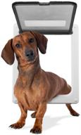 🚪 weebo pets medium breed locking pet door - convenient 11" x 9" opening with sturdy hard plastic flap logo