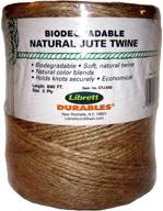 🌿 premium biodegradable jute twine - 890 ft - eco-friendly & durable - 32oz - 3 ply logo