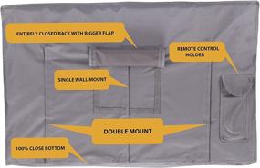 img 2 attached to Наружный телевизорный чехол Lish с передней завязкой из прочного материала (20")