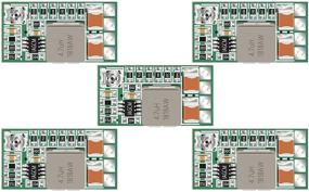img 4 attached to 💡 5V Regulator - DROK 5pcs Mini Voltage Reducer DC 4.5-24V 12V 24V Step Down to 5V Buck Converter Board 3A Power Supply Module