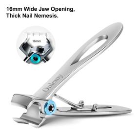 img 2 attached to Premium Large Nail Clippers Set (5Pcs) for Thick and Ingrown Nails - Sharp Heavy Duty Toenail & Fingernail Clippers - Ideal for Adults, Seniors, Men, and Women