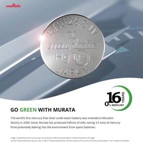 img 1 attached to 🔋 Long-Lasting Performance: Murata 364 Battery SR621SW 1.55V Silver Oxide Watch Button Cell (20 Batteries)