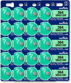 img 4 attached to 🔋 Long-Lasting Performance: Murata 364 Battery SR621SW 1.55V Silver Oxide Watch Button Cell (20 Batteries)