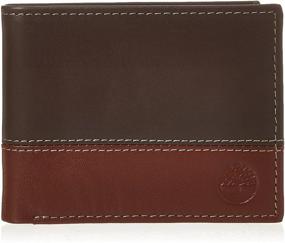 img 4 attached to 💼 Men's Timberland Hunter Leather Passcase Trifold Wallet – Ideal Card Case and Money Organizer