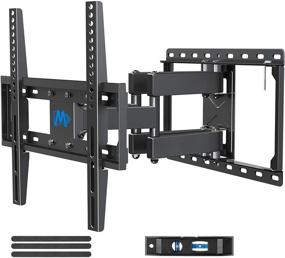 img 4 attached to 🖥️ Mounting Dream Full Motion TV Mount with Swivel and Tilt for 32-55 Inch TV - Max. VESA 400x400mm, 99 lbs. Loading Capacity, 16 inch Studs - MD2380