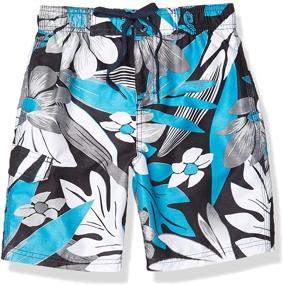 img 1 attached to Medium Boys' Swimwear: Kanu Surf Reflection Stripe Clothing