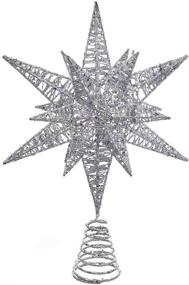 img 1 attached to 🎄 Kurt S. Adler D3347 15.5 inch Silver Treetop