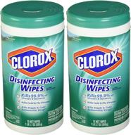 🧼 powerful clorox fresh scent disinfecting wipes, 75 count 2-pack: cleaner and safer surfaces logo