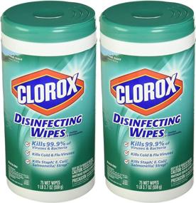 img 1 attached to 🧼 Powerful Clorox Fresh Scent Disinfecting Wipes, 75 Count 2-Pack: Cleaner and Safer Surfaces