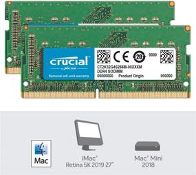 img 3 attached to 💾 Crucial 64GB DDR4 2666 MHz CL19 RAM комплект (2x32GB) для Mac - CT2K32G4S266M