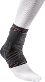 img 1 attached to 🦶 Shock Doctor Ultra Knit Ankle Brace: Enhanced Support with Figure 6 Strap & Stays