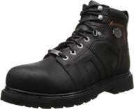 👢 chad st work boot for men by harley-davidson logo