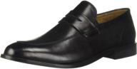 👞 nunn bush strata loafer: sleek black men's shoes and slip-ons for the perfect style statement логотип