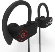 🎧 wireless headphones 2021: best earbuds for workouts, sports, and running - sweatproof, hd stereo, noise cancelling, 9 hours battery with mic logo