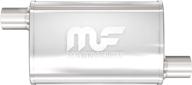 🚗 magnaflow performance muffler exhaust 4x9 oval offset/offset straight-through - satin finish - model 11265 logo