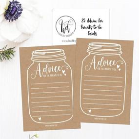img 1 attached to 👶 Rustic New Parent Advice Cards: Fun Baby Shower Game & Keepsake! Boy/Girl Co-Ed Couples Gender Reveal Activity Ideas
