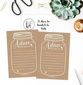 img 2 attached to 👶 Rustic New Parent Advice Cards: Fun Baby Shower Game & Keepsake! Boy/Girl Co-Ed Couples Gender Reveal Activity Ideas