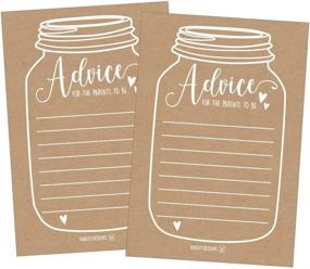 img 4 attached to 👶 Rustic New Parent Advice Cards: Fun Baby Shower Game & Keepsake! Boy/Girl Co-Ed Couples Gender Reveal Activity Ideas