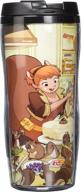 🐿️ squirrel girl travel mug: durable plastic tumbler for convenient travel логотип