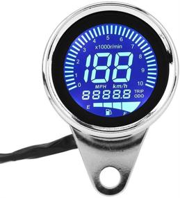 img 3 attached to 📟 12V Universal LCD Digital Speedometer Tachometer Gauges with Night Light for Most Popular Motorbikes
