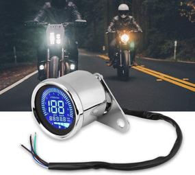 img 1 attached to 📟 12V Universal LCD Digital Speedometer Tachometer Gauges with Night Light for Most Popular Motorbikes