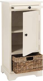 img 3 attached to Safavieh American Homes Collection Raven Vintage Grey Tall Storage Cabinet