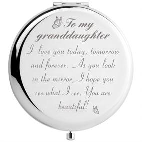img 1 attached to 🎁 Cherished Granddaughter Gifts: Grandma and Grandpa's Makeup Mirror for Birthday, Graduation, and Christmas Revelries