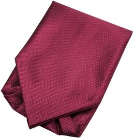 img 2 attached to 👔 Burgundy Handkerchief Jacquard Cravat by Dubulle: Optimized Accessory for Men's Ties, Cummerbunds & Pocket Squares