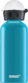 img 4 attached to 👧 SIGG Kids Water Bottle KBT Waterfall, 0.4 L (13 oz), Lightweight & Leakproof Metal BPA-Free Water Bottle for Kids - Simple Modern Design