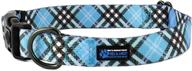 🐾 max and neo plaid pattern neo dog collar: making a difference one collar at a time logo