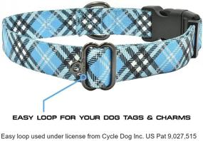 img 3 attached to 🐾 Max and Neo Plaid Pattern NEO Dog Collar: Making a Difference One Collar at a Time