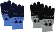 🧤 warmth and style combined: rarity us unisex winter gloves mittens for girls' accessories and cold weather logo