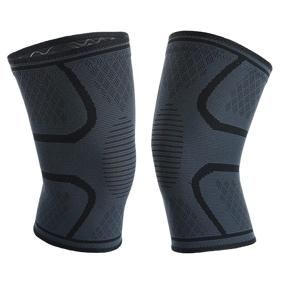 img 3 attached to 🏋️ Medium 2 Pack Knee Brace - Compression Sleeve for Men and Women, Ideal for Knee Pain, Weightlifting, Meniscus Tear, Arthritis Relief