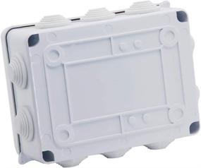 img 2 attached to 🔒 Dustproof Waterproof Junction Box: LuSumtly IP65 ABS Plastic Electrical Boxes, Indoor & Outdoor Power Cord Enclosure - Universal DIY Case (White, 5.9 x 4.3 x 2.8 inch)