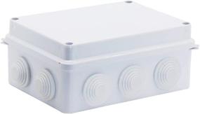 img 4 attached to 🔒 Dustproof Waterproof Junction Box: LuSumtly IP65 ABS Plastic Electrical Boxes, Indoor & Outdoor Power Cord Enclosure - Universal DIY Case (White, 5.9 x 4.3 x 2.8 inch)