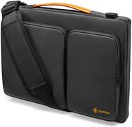 🎒 tomtoc 360 macbook air/pro 13-inch laptop shoulder bag, waterproof notebook case sleeve for macbook air 2018-2021 m1/a2337 a2179, macbook pro 13.3 2016-2021 m1/a2338 a2251, surface pro 8/x/7+/7/6/5 logo