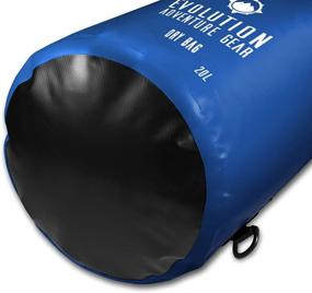 img 1 attached to 🎒 Evolution Waterproof Dry Bag – Premium Adventure Gear for Kayaking, Boating, Hiking, Fishing, Camping, and Outdoor Travel - Roll-Top Compression Sack
