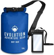 🎒 evolution waterproof dry bag – premium adventure gear for kayaking, boating, hiking, fishing, camping, and outdoor travel - roll-top compression sack логотип