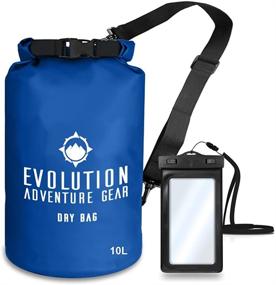 img 4 attached to 🎒 Evolution Waterproof Dry Bag – Premium Adventure Gear for Kayaking, Boating, Hiking, Fishing, Camping, and Outdoor Travel - Roll-Top Compression Sack