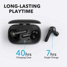 img 3 attached to 🎧 Anker Soundcore Life P2 True Wireless Earbuds - Travel Case, 4 Microphones, cVc 8.0 Noise Reduction, Graphene Driver, Crystal Clear Sound, USB C, 40 Hours Playtime, IPX7 Waterproof, Wireless Earphones for Commute and Work