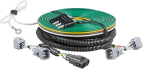 img 4 attached to 🚗 Black Custom Towed-Vehicle RV Wiring Harness for Dinghy Towing, Jeep Cherokee - CURT 58909