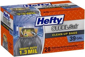 img 3 attached to Hefty 39-Gallon Steel Sak – Convenient 🗑️ 28-Count Pack for All Your Waste Management Needs