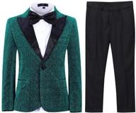 fashion tuxedo pieces golden silver boys' clothing in suits & sport coats logo