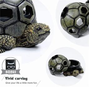 img 3 attached to 🐢 Top-rated Monsiter Turtle Ashtrays for Outdoor Cigarette Lovers